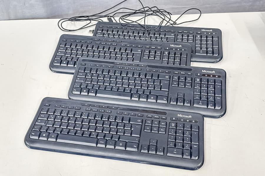 4 Tastaturen Microsoft